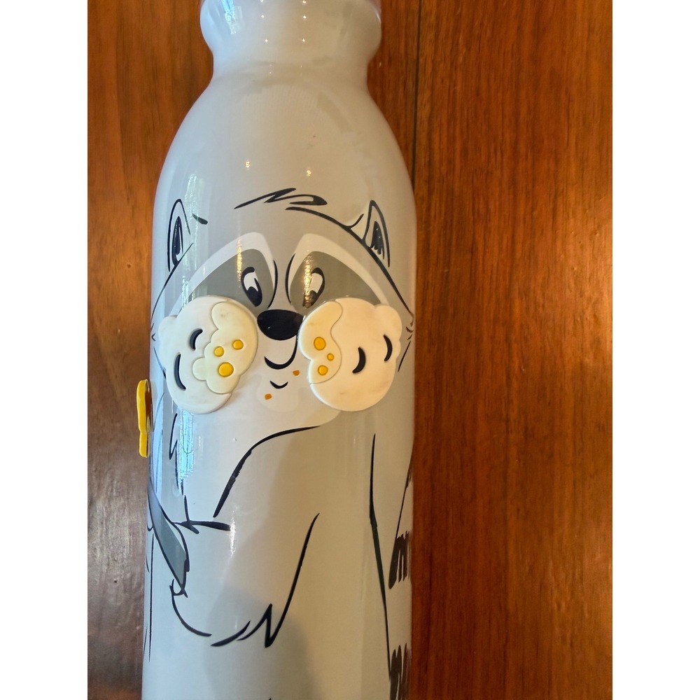 Disney Parks Pocahontas Meeko Raccoon Stainless Steel Water Bottle 20oz - Picture 5 of 10